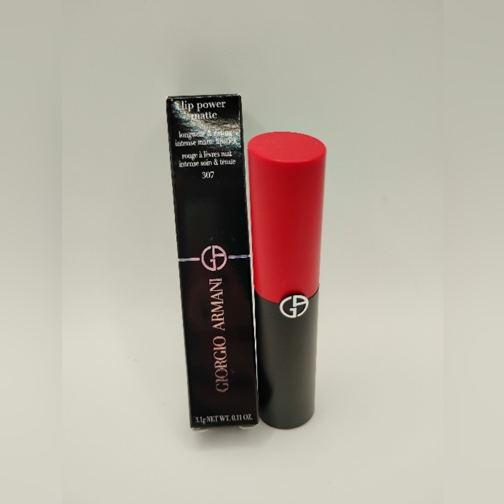 🆕Giorgio Armani Lip Power Matte Longwear Lipstick (307) Full Size - Picture 4 of 4